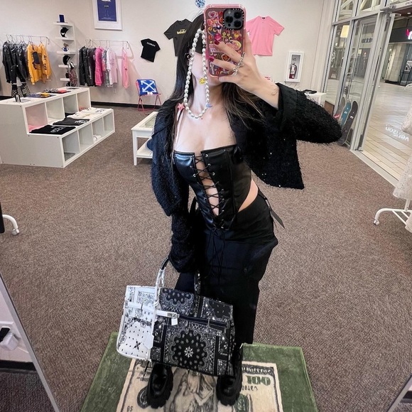 PANN  Corset waist vest Black - Picture 6 of 15